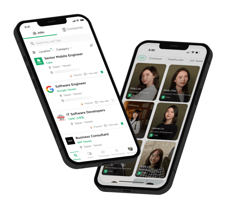 Cake app on mobile